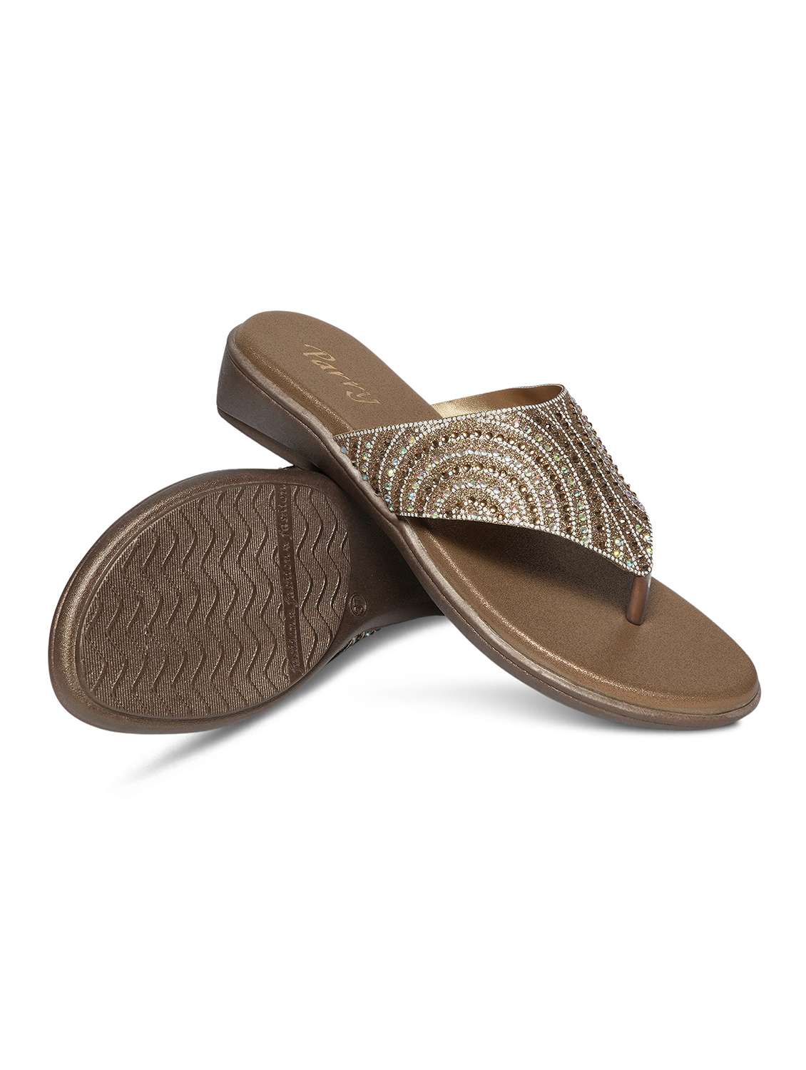 women embellished slip on flat sandals - 22292242 -  Standard Image - 4