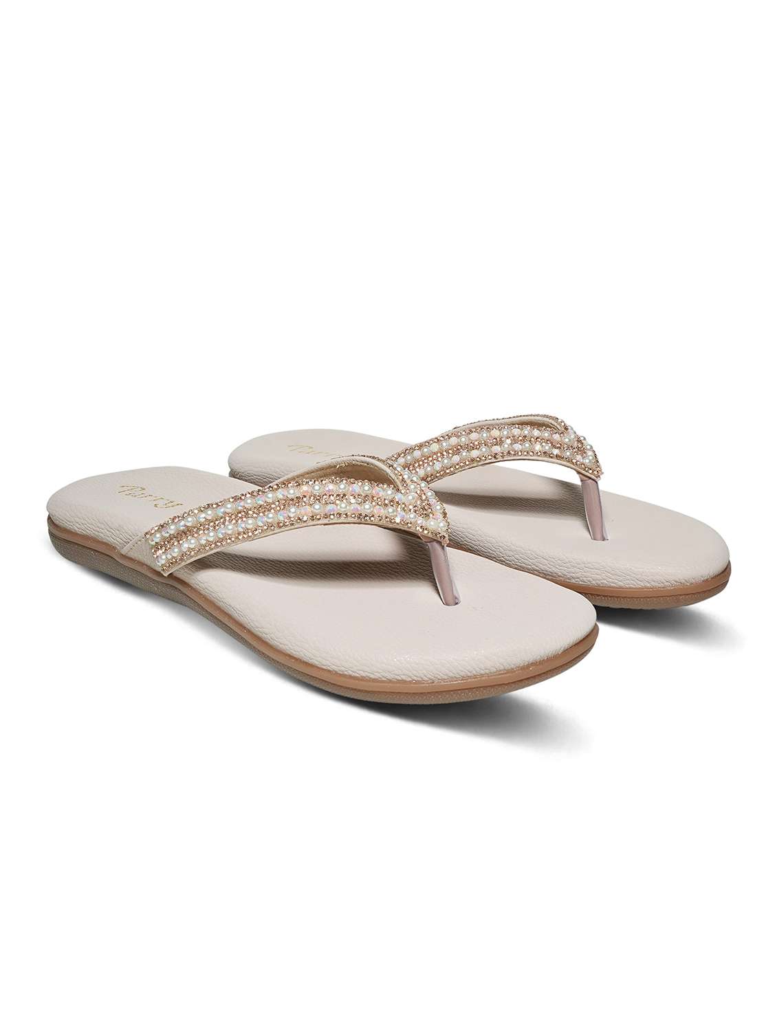women solid slip on flat sandals - 22292257 -  Standard Image - 1