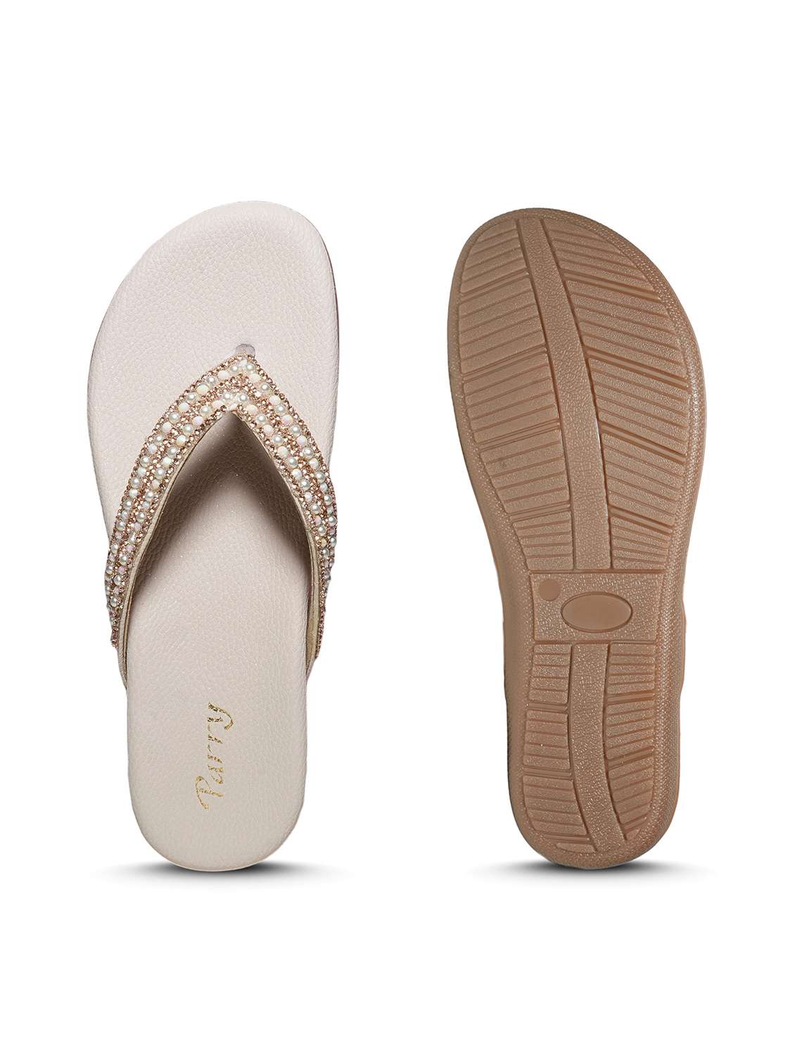 women solid slip on flat sandals - 22292257 -  Standard Image - 4