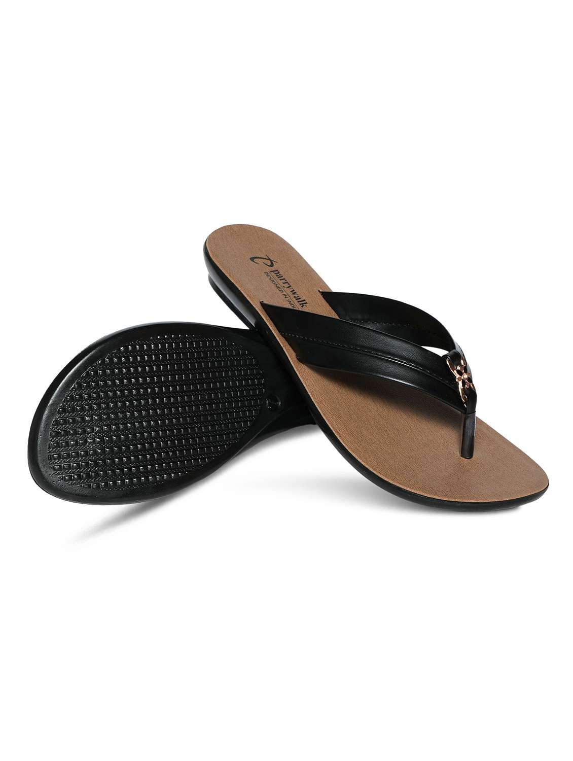 women solid slip on flat sandals - 22292273 -  Standard Image - 4