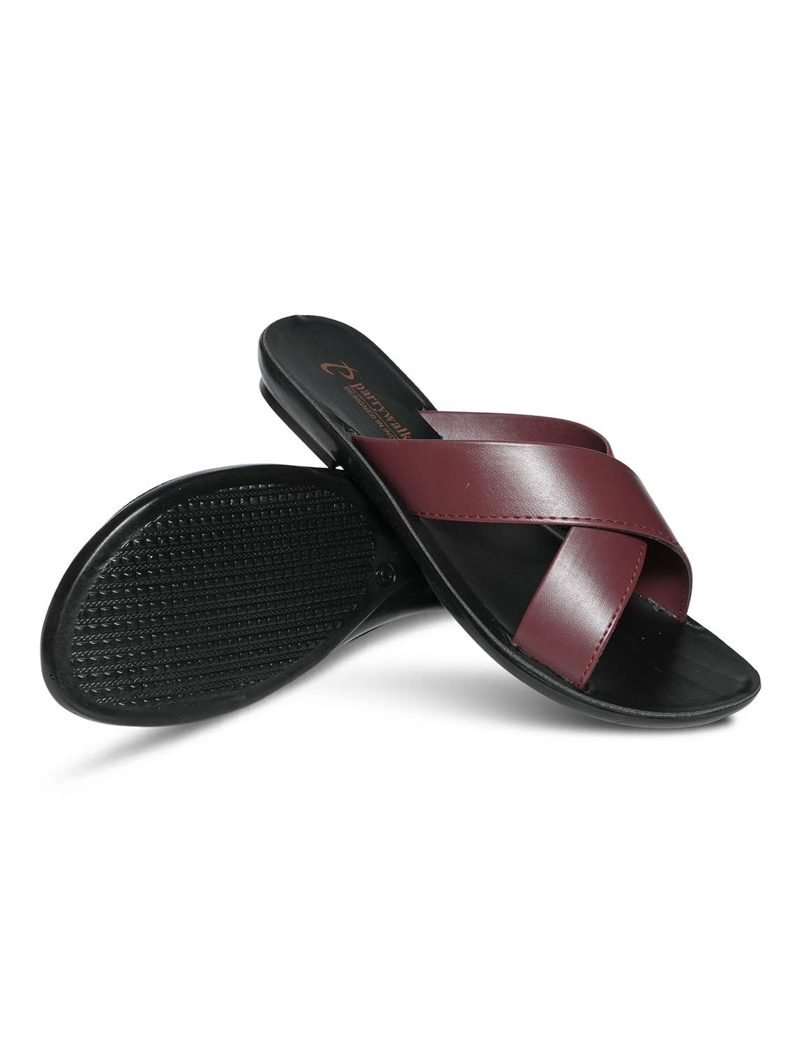 women solid slip on flat sandals - 22292275 -  Standard Image - 4