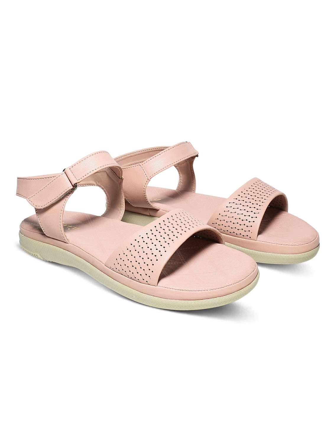 women solid back strap sandal - 22292280 -  Standard Image - 1