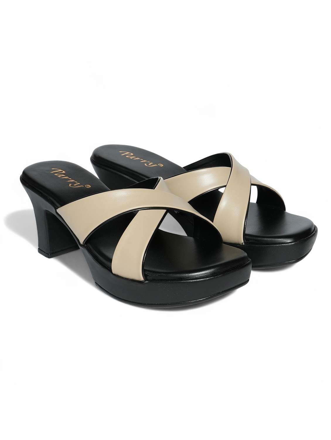 women solid slip on sandals - 22292282 -  Standard Image - 1