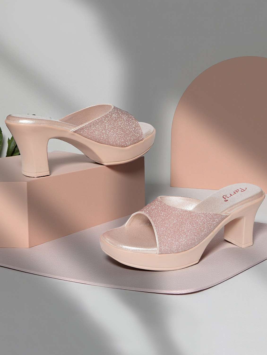 women solid slip on sandal