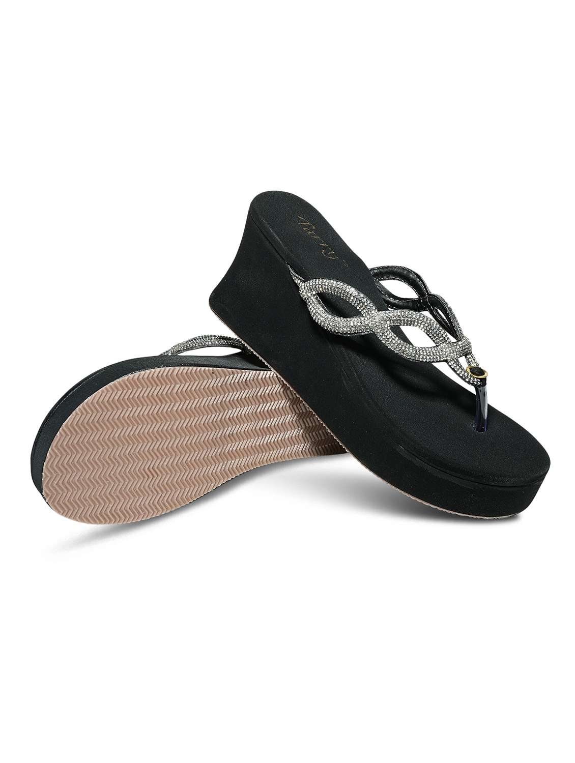 women solid slip on wedge - 22292288 -  Standard Image - 4