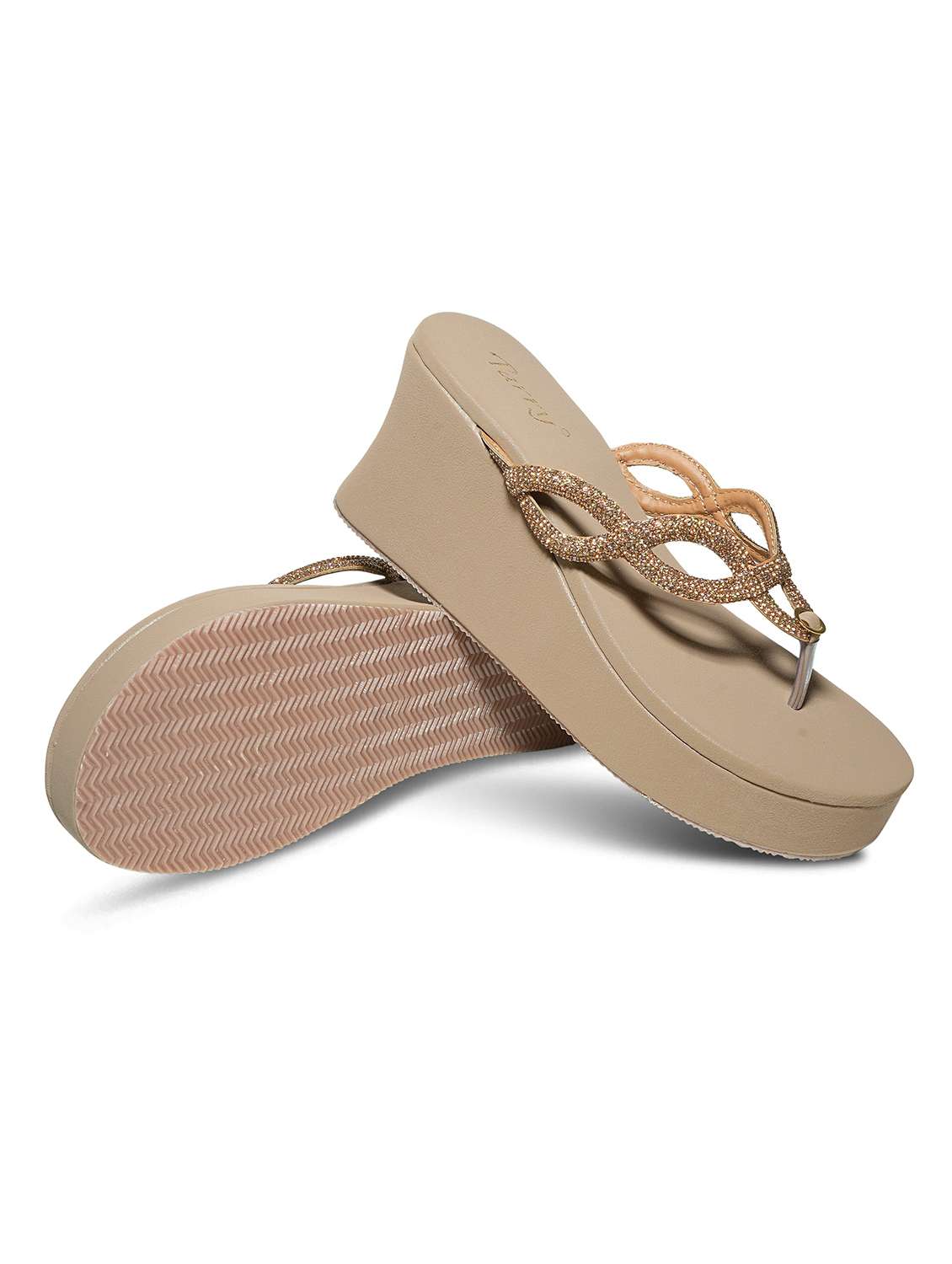 women solid slip on wedge - 22292289 -  Standard Image - 4