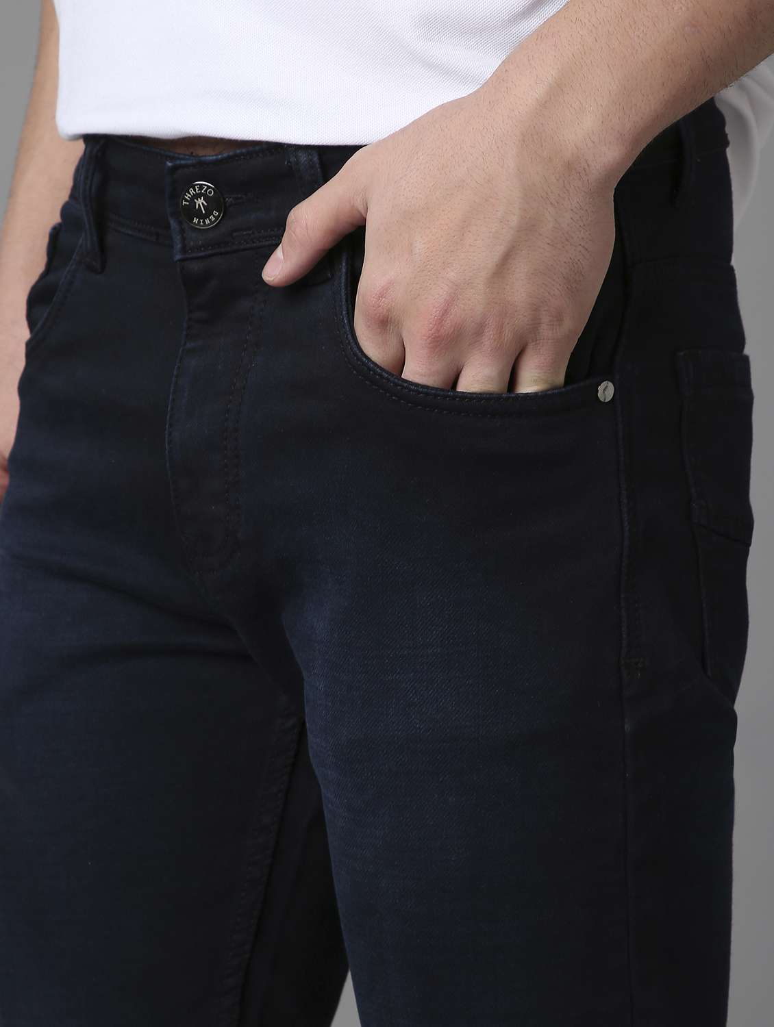 men washed mid rise full length jeans - 22292672 -  Standard Image - 4