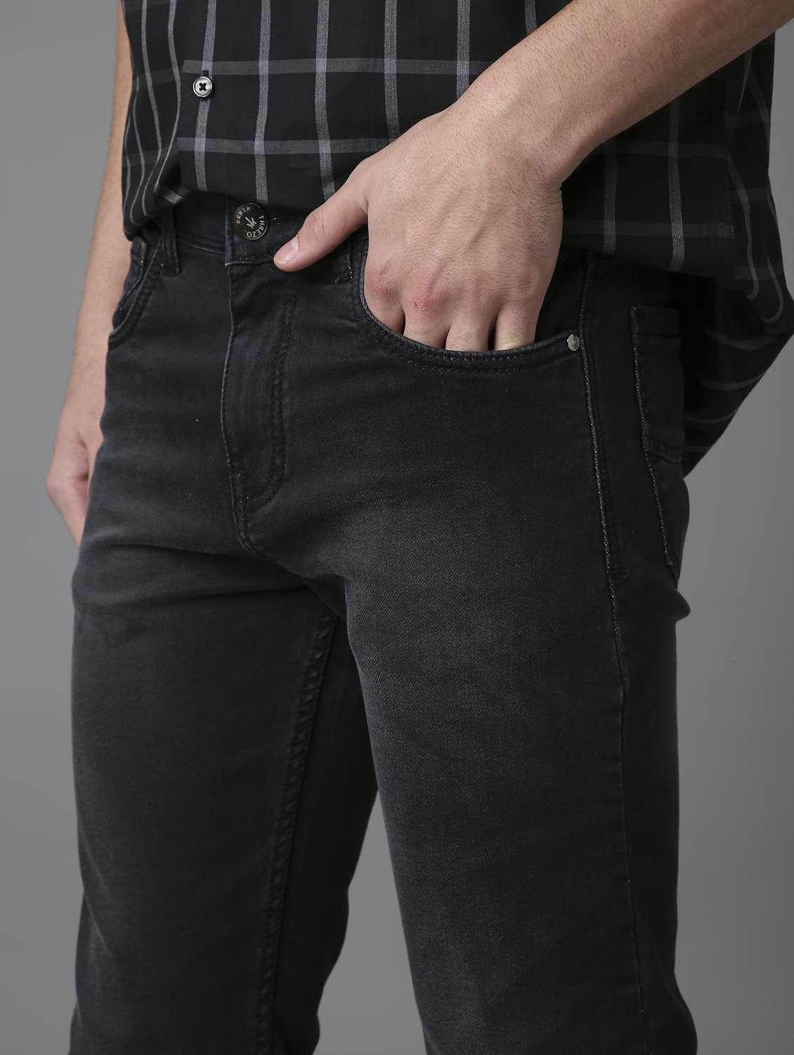 men washed mid rise full length jeans - 22292673 -  Standard Image - 6