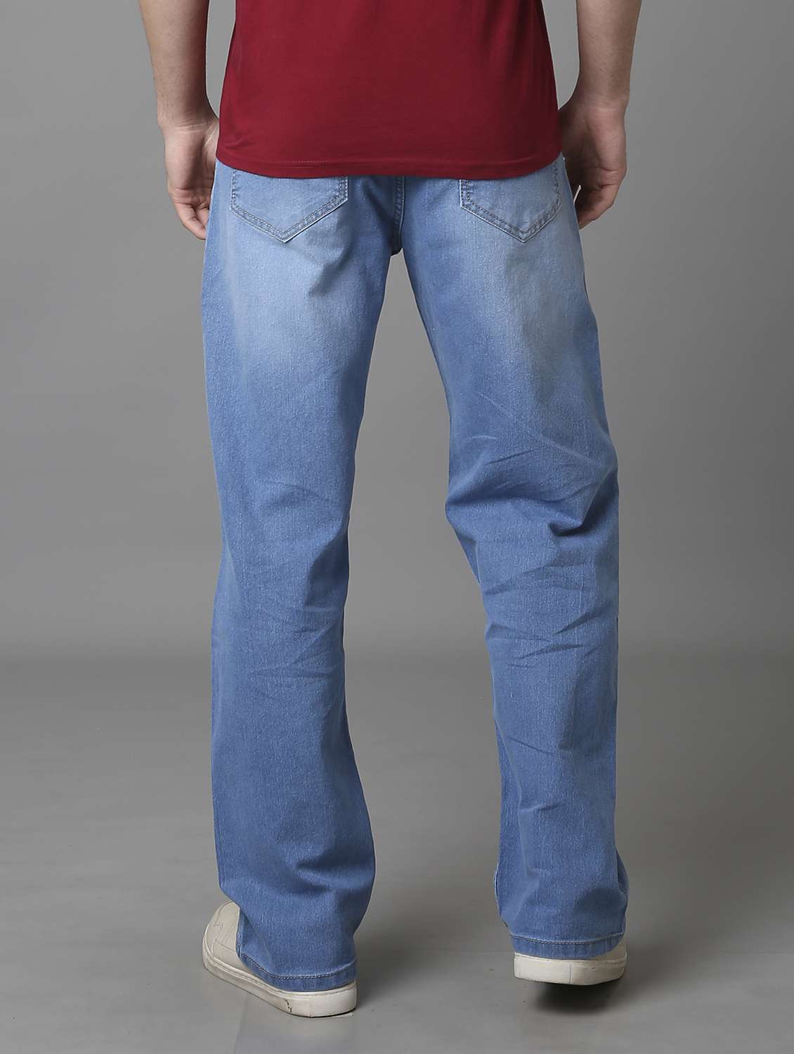 men washed high rise full length jeans - 22292675 -  Standard Image - 4