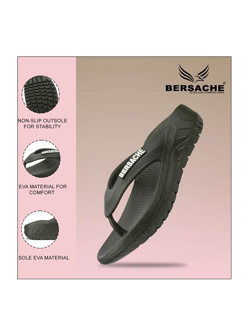 men solid toe seperator slipper - 22293005 -  Standard Image - 1