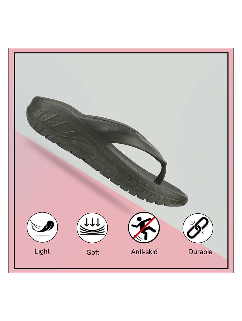 men solid toe seperator slipper - 22293005 -  Standard Image - 4