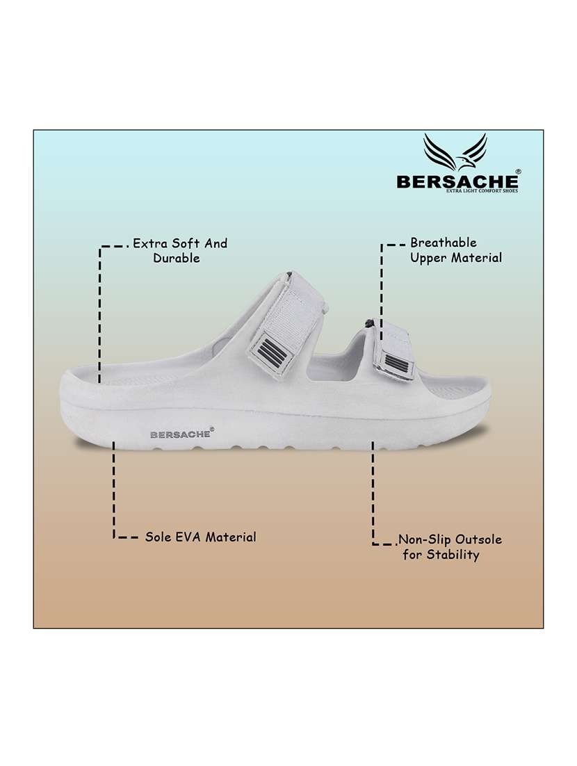 men solid slip on slider - 22293012 -  Standard Image - 1