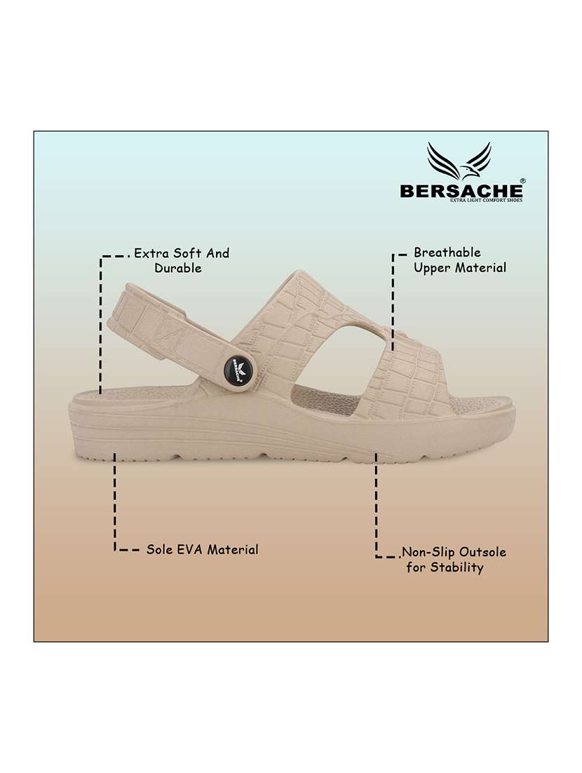 men textured slip on slider - 22293016 -  Standard Image - 1
