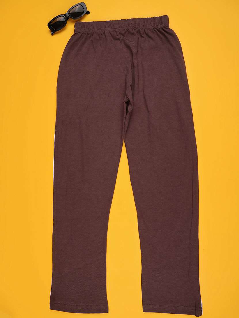 boys solid mid rise track pants - 22293216 -  Standard Image - 1