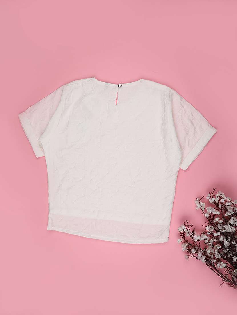 girls self designed short sleeve top - 22293271 -  Standard Image - 1