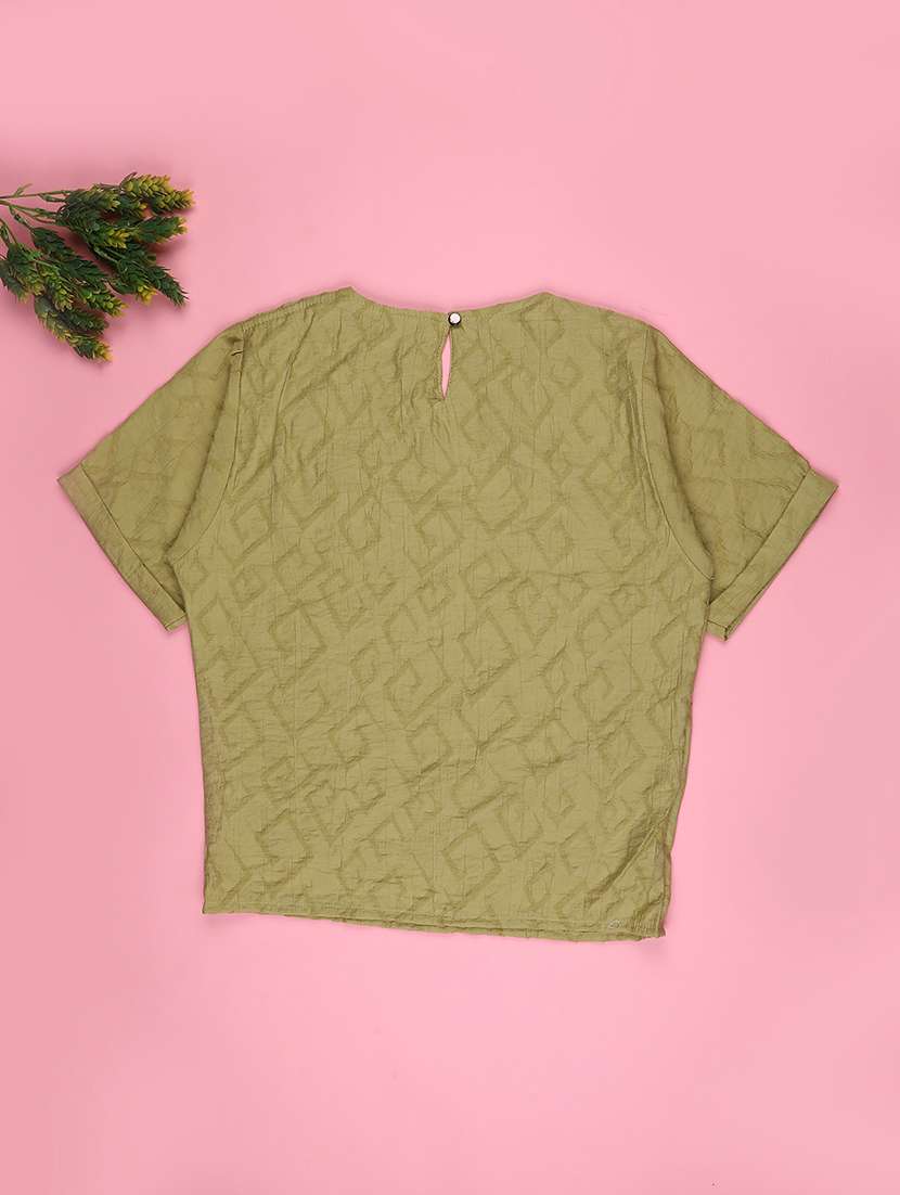 girls self designed short sleeve top - 22293272 -  Standard Image - 1