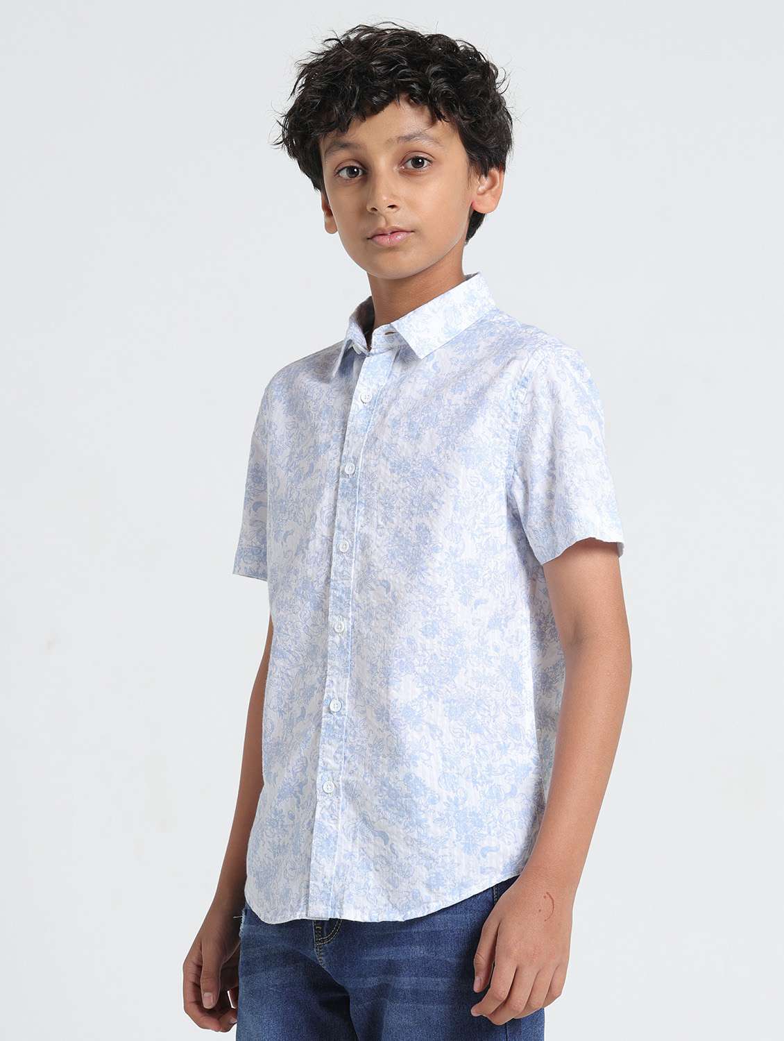 blue cotton shirt - 22293463 -  Standard Image - 1
