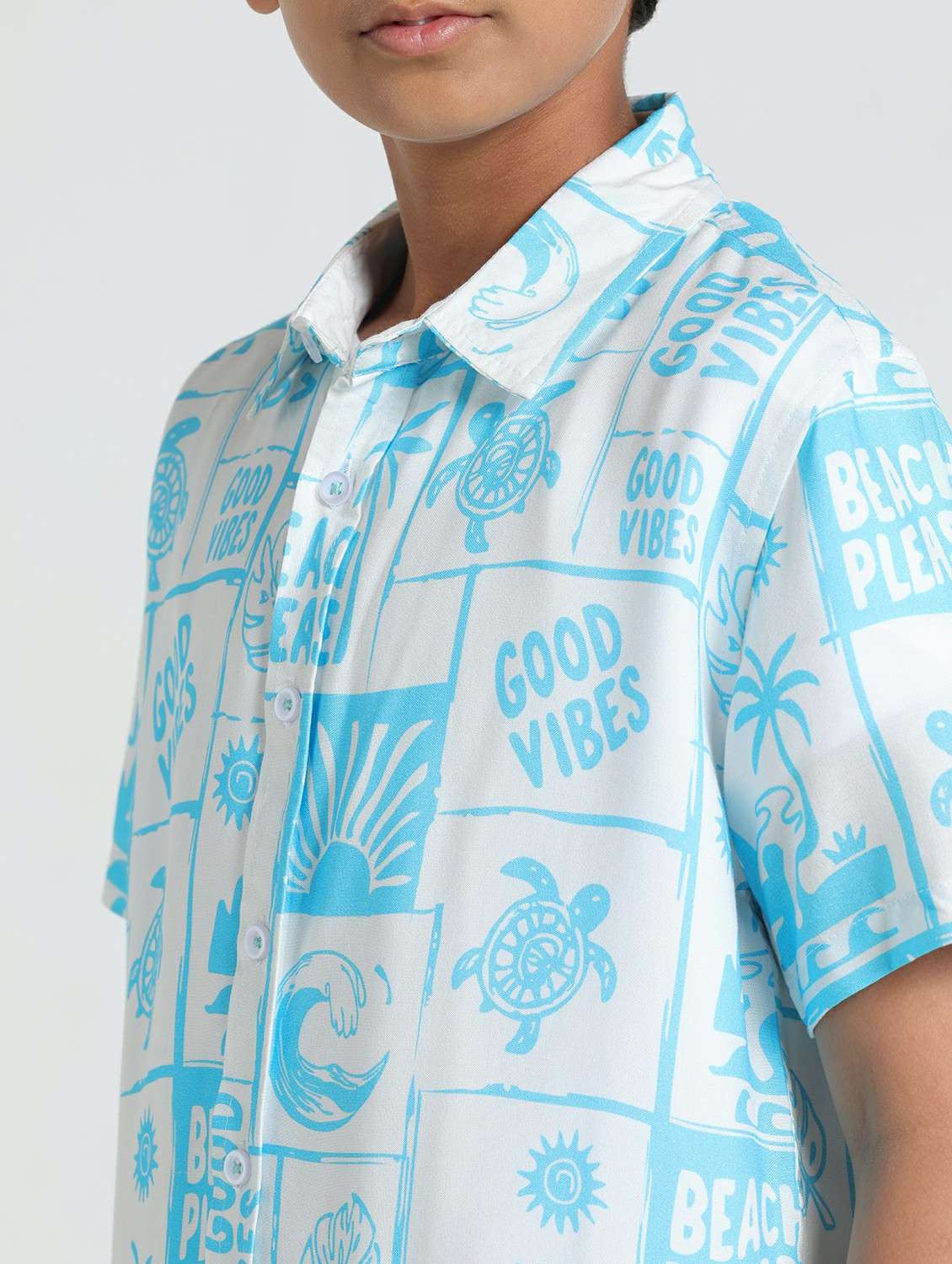 blue cotton shirt - 22293470 -  Standard Image - 4