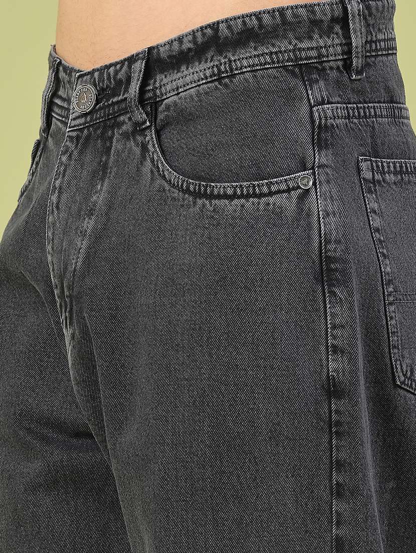 men plain mid rise full length jeans - 22293583 -  Standard Image - 1