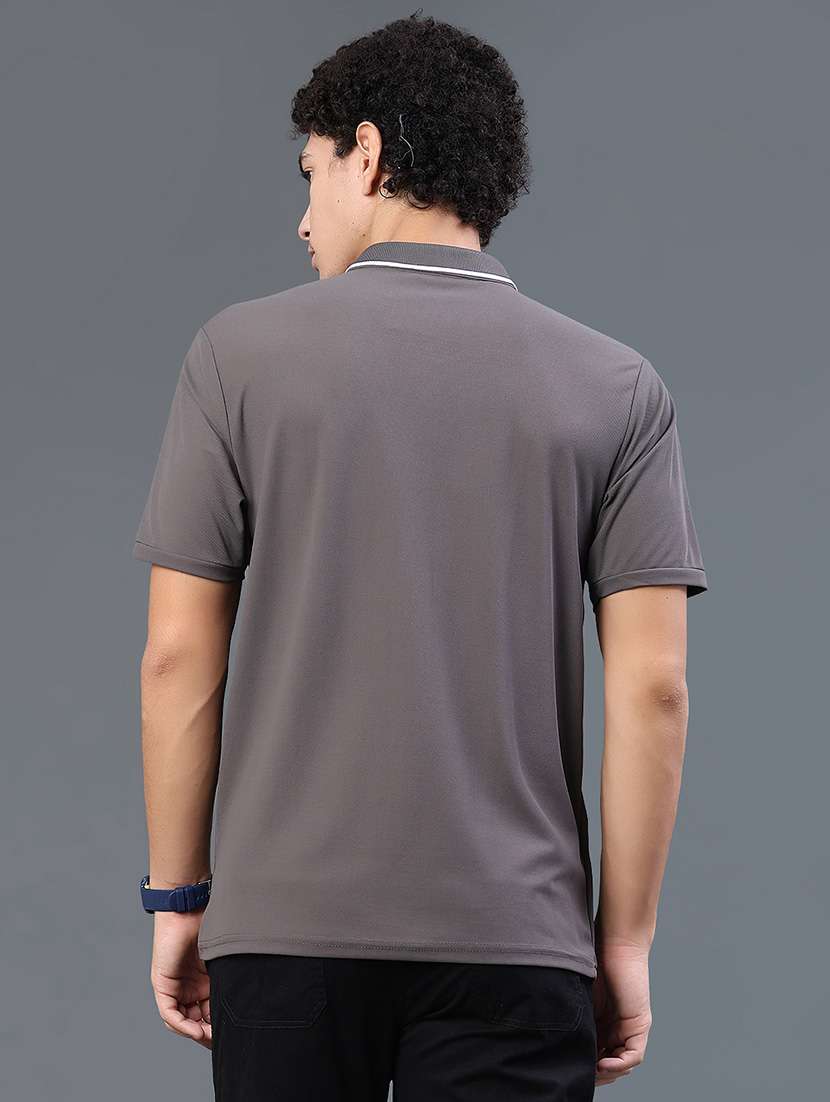 men taped short sleeves polo t-shirt - 22293605 -  Standard Image - 4
