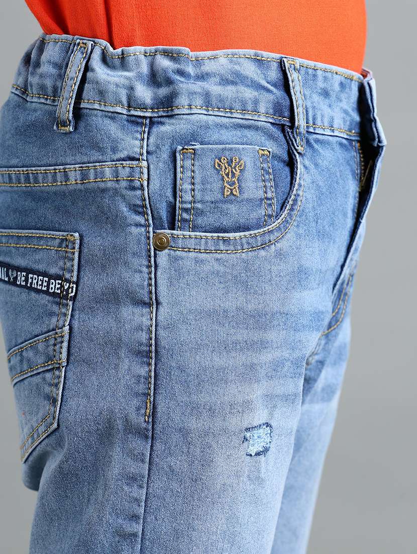 boys distressed mid rise slim fit jean - 22293618 -  Standard Image - 4