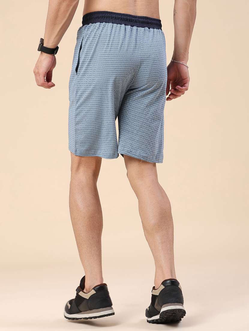 men printed mid rise regular fit shorts - 22293767 -  Standard Image - 4