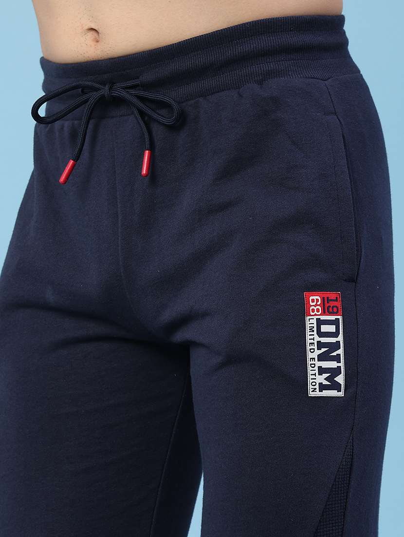 men solid mid rise regular fit jogger - 22293788 -  Standard Image - 1