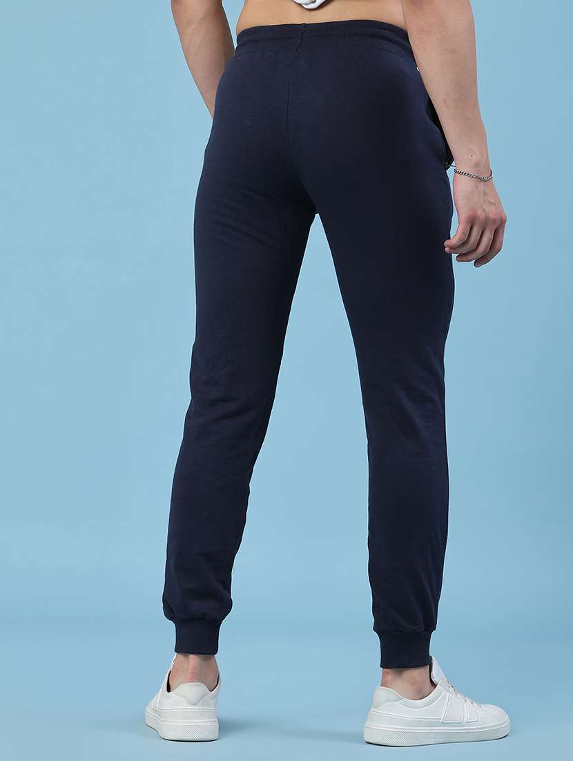 men solid mid rise regular fit jogger - 22293788 -  Standard Image - 4