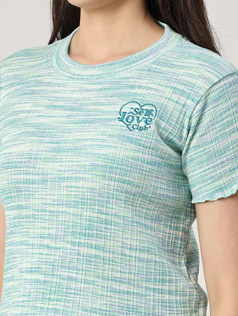 Women Printed Short Sleeves Regular Fit T-shirt - 22293860 -  Standard Image - 1