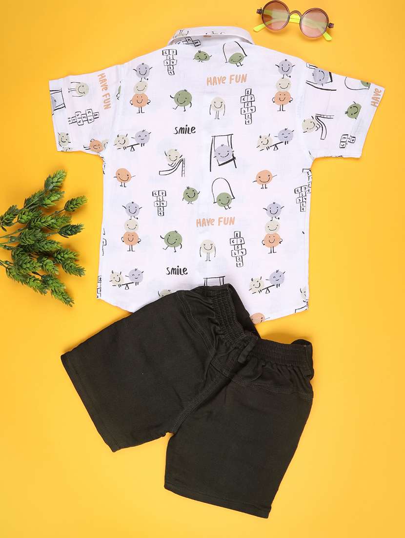 beige cotton suit sets twin & dungree - 22294042 -  Standard Image - 1