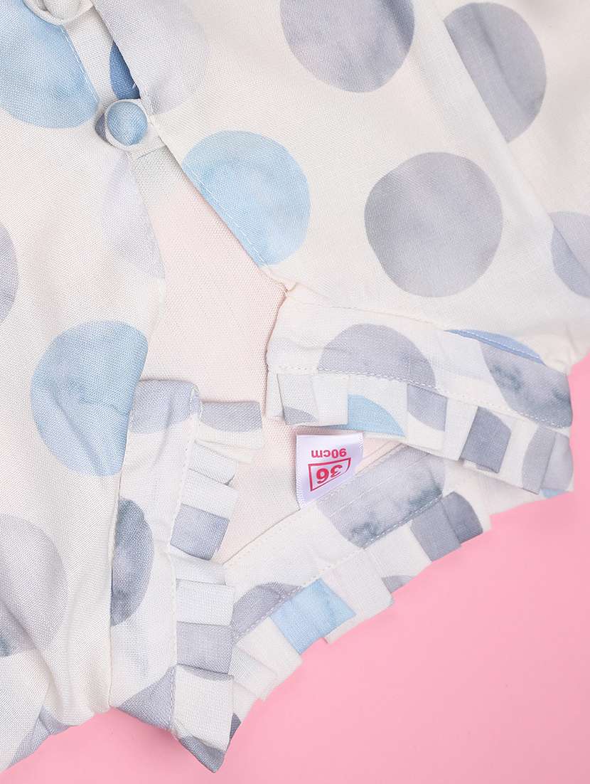 girls printed long sleeve tiered dress - 22294048 -  Standard Image - 4