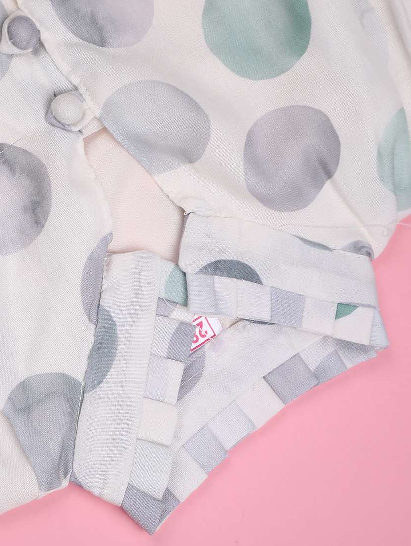 girls printed long sleeve tiered dress - 22294051 -  Standard Image - 4