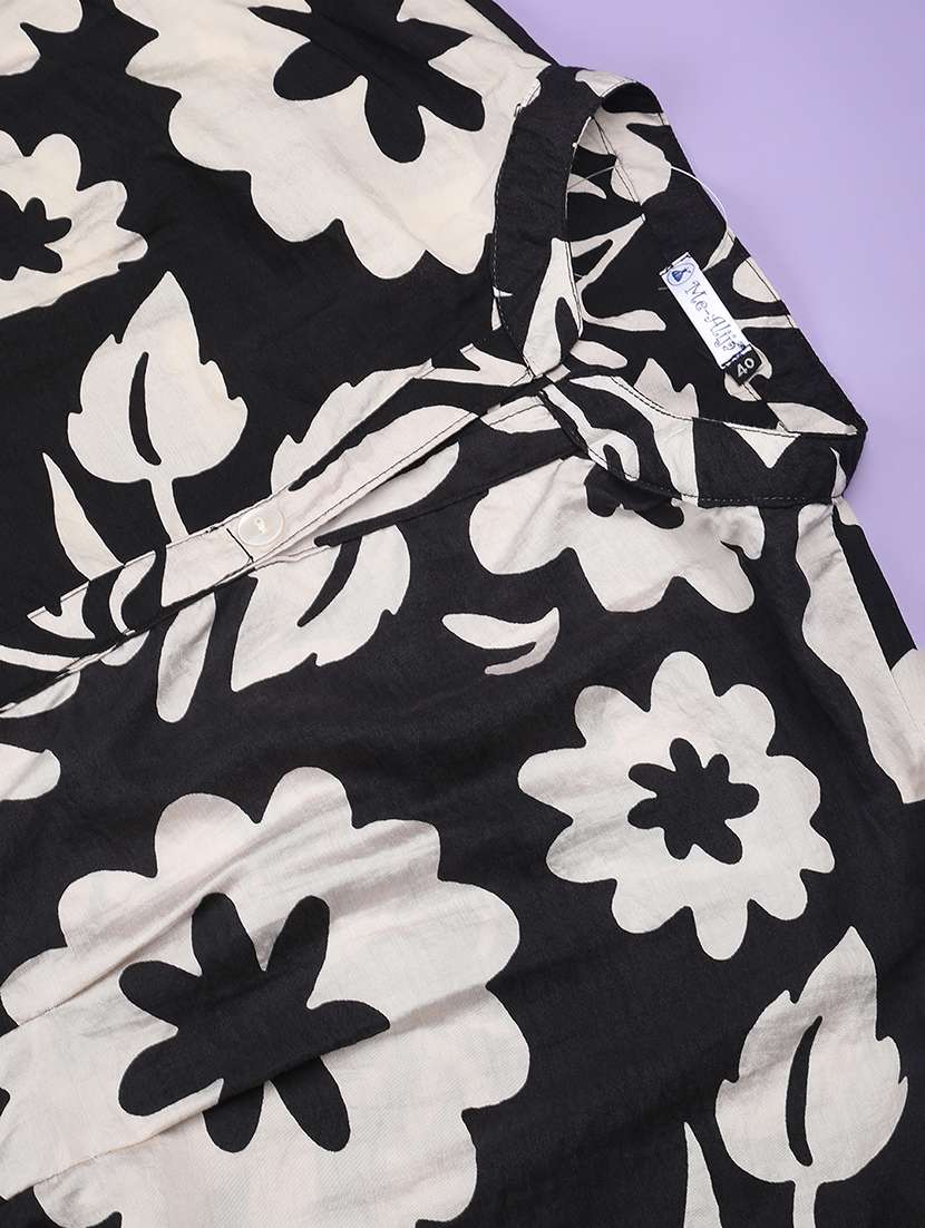 girls floral print short sleeve shirt dress - 22294087 -  Standard Image - 4