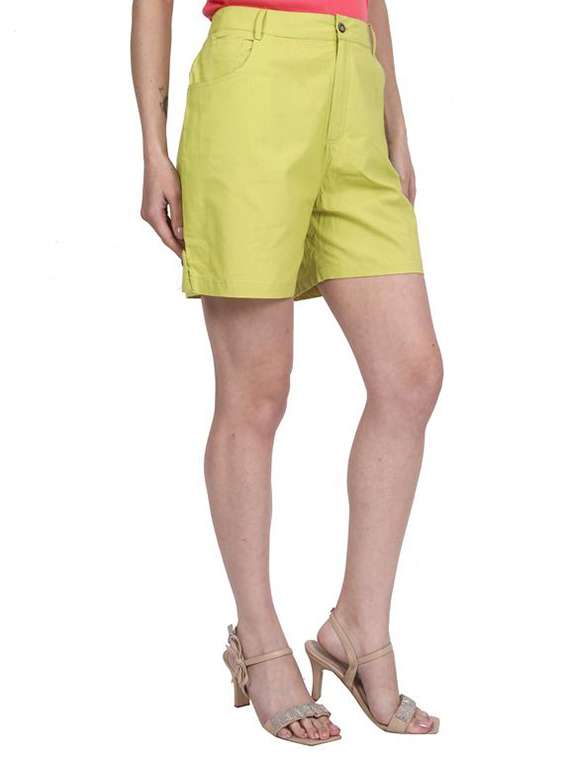 women solid mid rise tailored regular - 22294260 -  Standard Image - 1