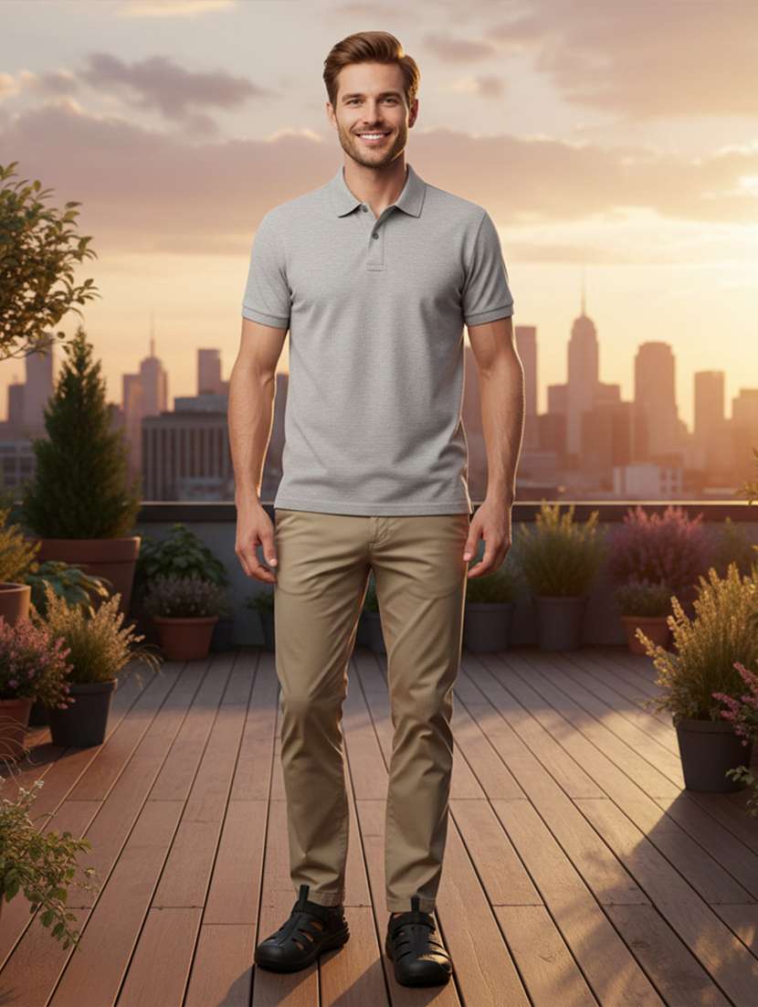 men solid slip on clog - 22294282 -  Standard Image - 1