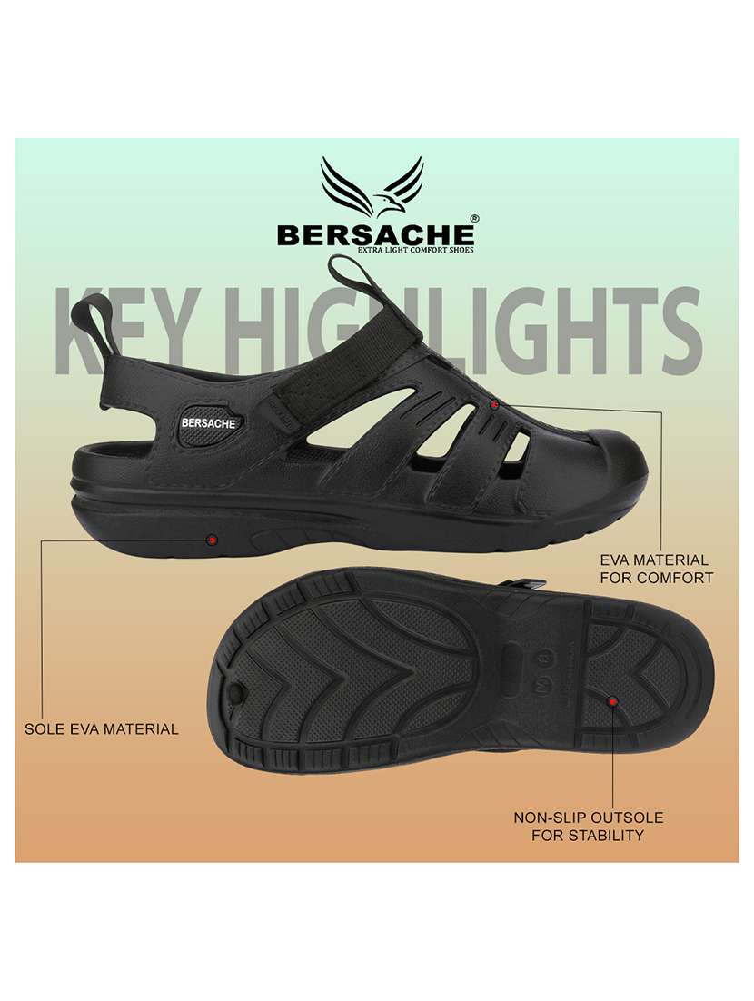 men solid slip on clog - 22294282 -  Standard Image - 4