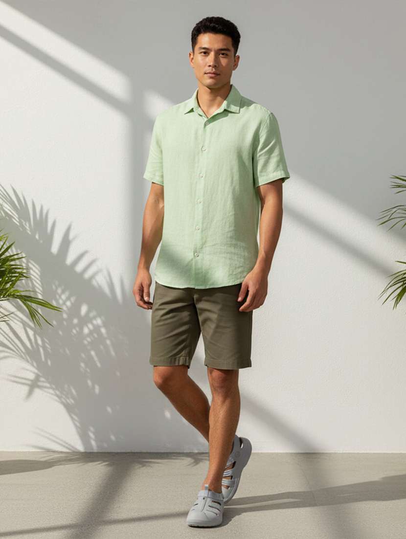 men solid slip on clog - 22294284 -  Standard Image - 1