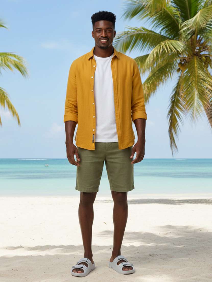 men solid slip on slider - 22294286 -  Standard Image - 1