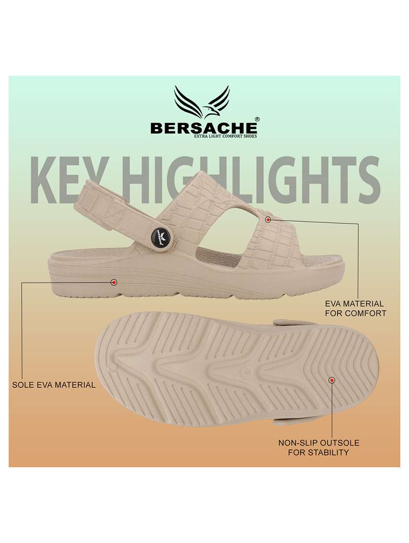 men textured slip on slider - 22294290 -  Standard Image - 4