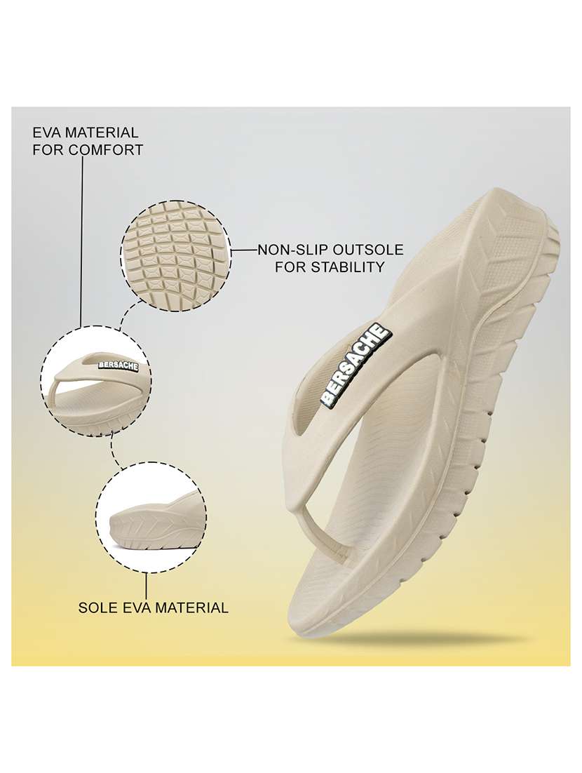 men solid toe seperator slipper - 22294294 -  Standard Image - 4