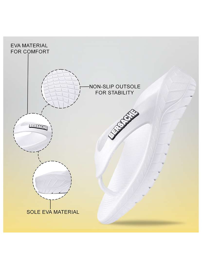 men solid toe seperator slipper - 22294295 -  Standard Image - 4