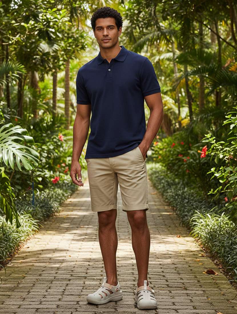 men solid slip on clog - 22294297 -  Standard Image - 1