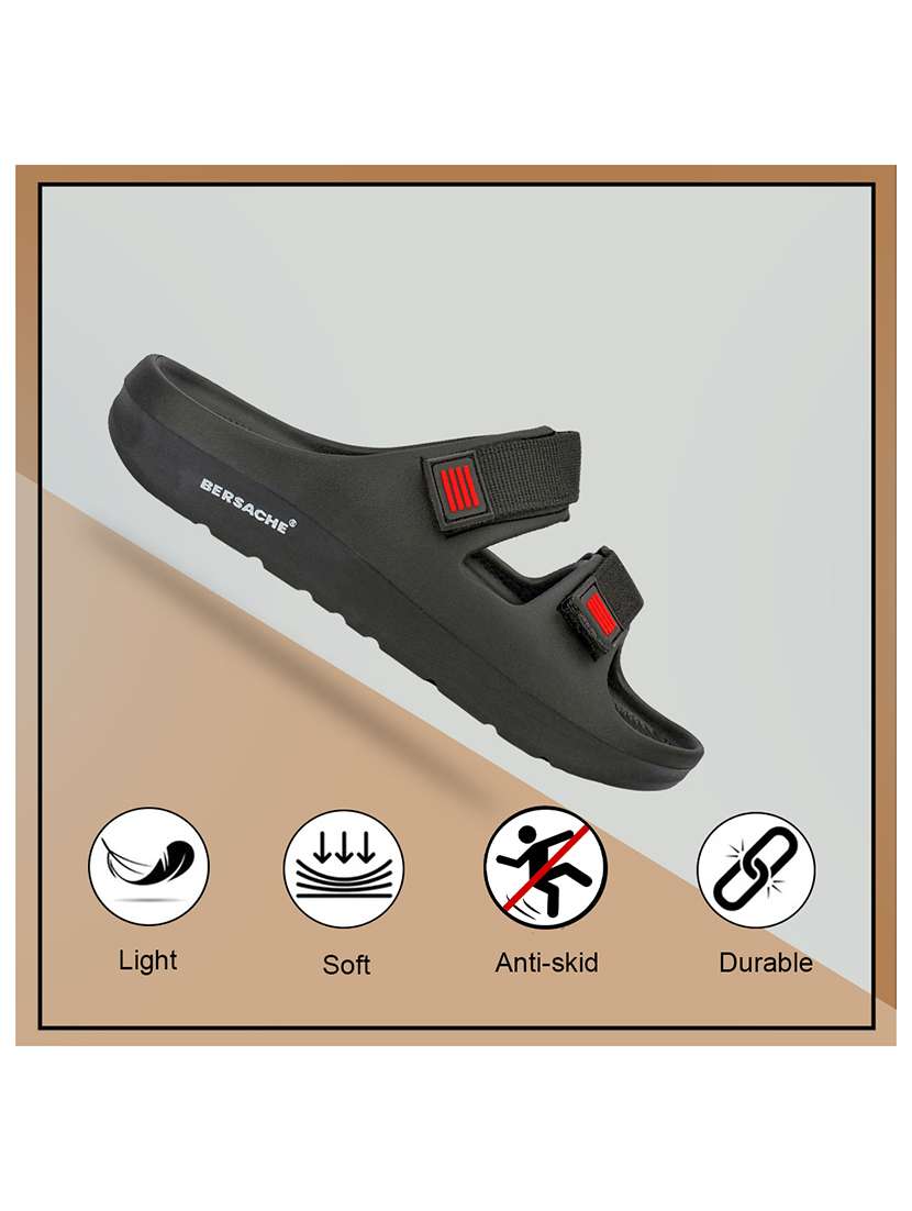 men solid slip on slider - 22294299 -  Standard Image - 4