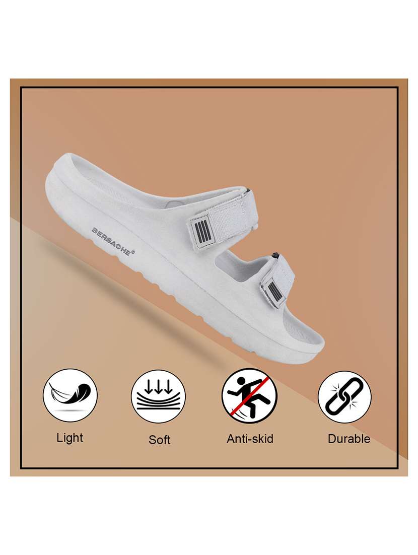 men solid slip on slider - 22294300 -  Standard Image - 4
