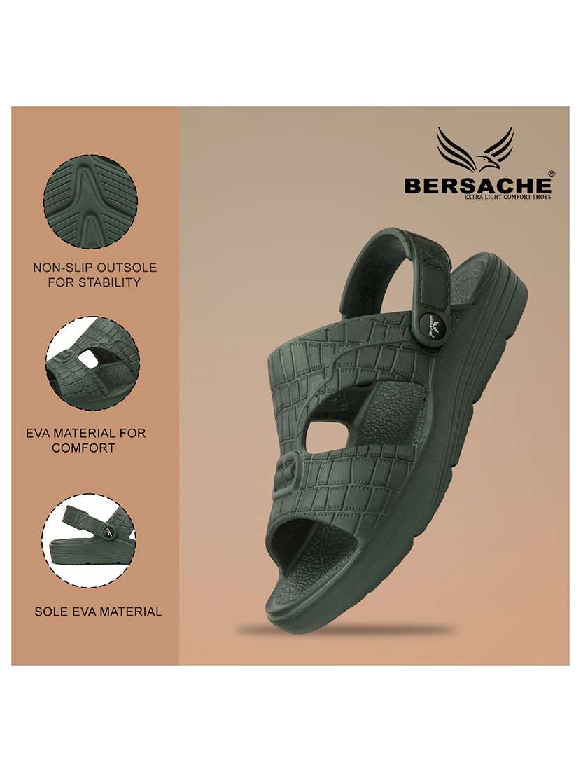 men textured slip on slider - 22294302 -  Standard Image - 4