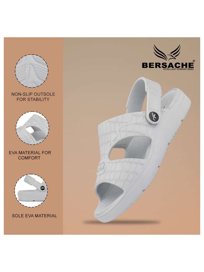 men textured slip on slider - 22294303 -  Standard Image - 4