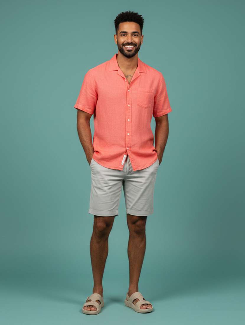 men textured slip on slider - 22294304 -  Standard Image - 1