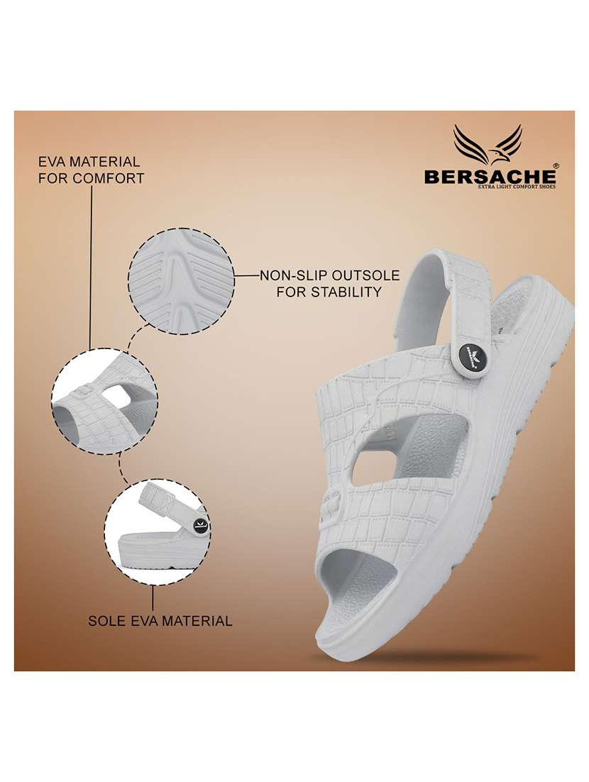 men textured slip on slider - 22294309 -  Standard Image - 4