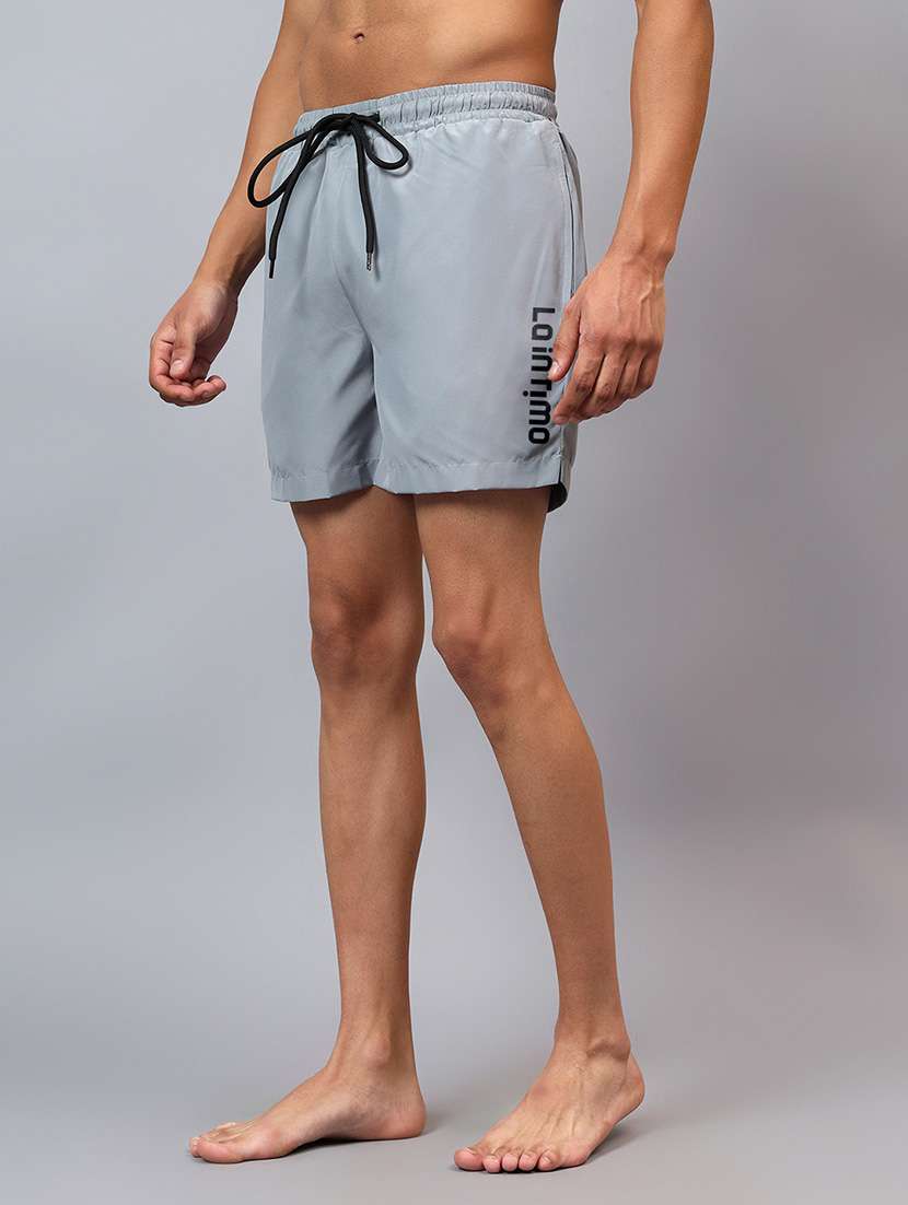 men typographic mid rise aquashorts bottomwear - 22294319 -  Standard Image - 1