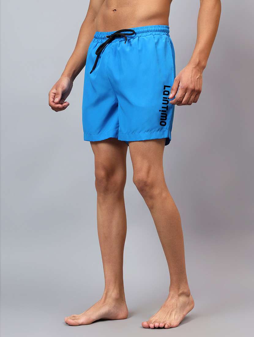 men typographic mid rise aquashorts bottomwear - 22294322 -  Standard Image - 1